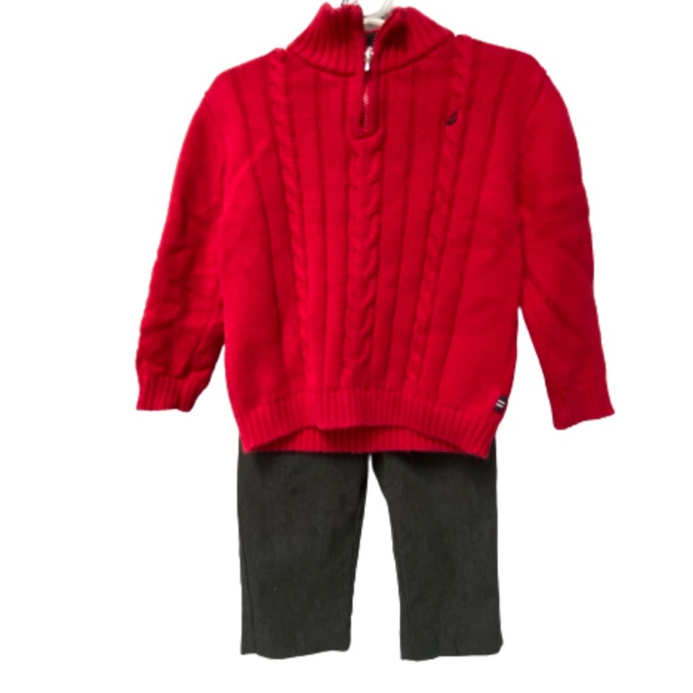 Nautica 2-piece sweater & dress pants outfit set